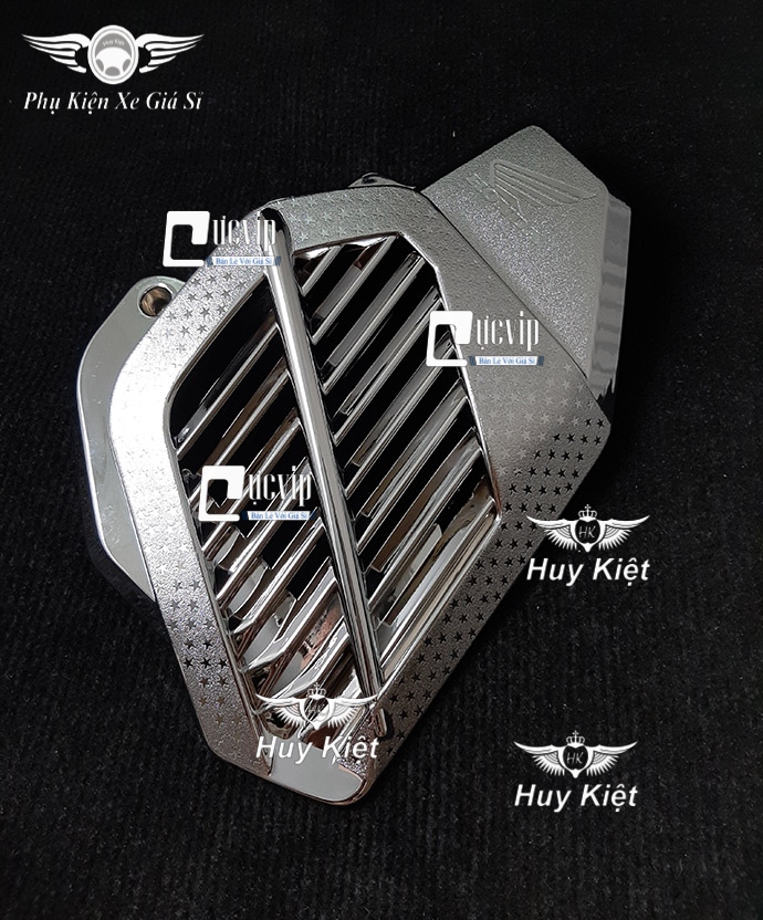 [HCM]Ốp Quạt Gió PCX 2014 - 2017 Xi Inox Mạ Crom MS3193