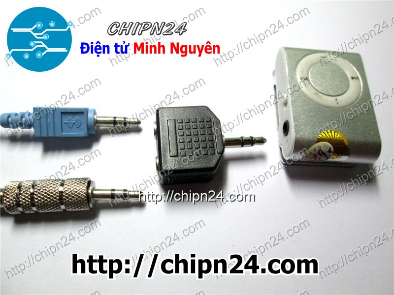 [1 cái] (G29) Đầu chia Jack Audio 3.5mm ĐEN 1 ngõ ra 2