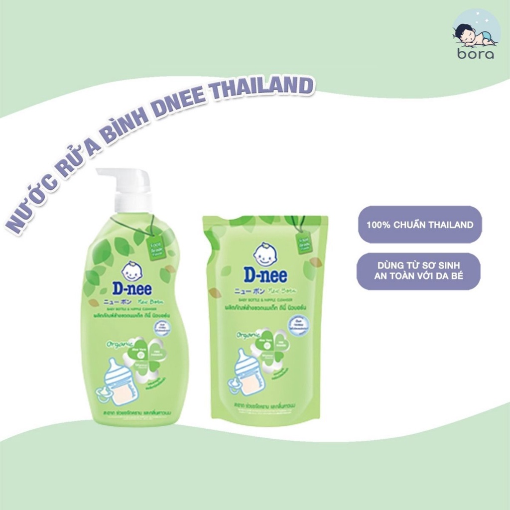 Nước rửa bình sữa Dnee Organic Thái Lan
