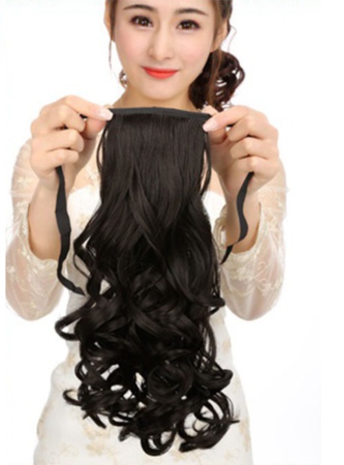 Tóc giả cột xoăn, buộc xoăn C127 💖FREESHIP💖 buộc tóc giả nữ xoăn ngắn