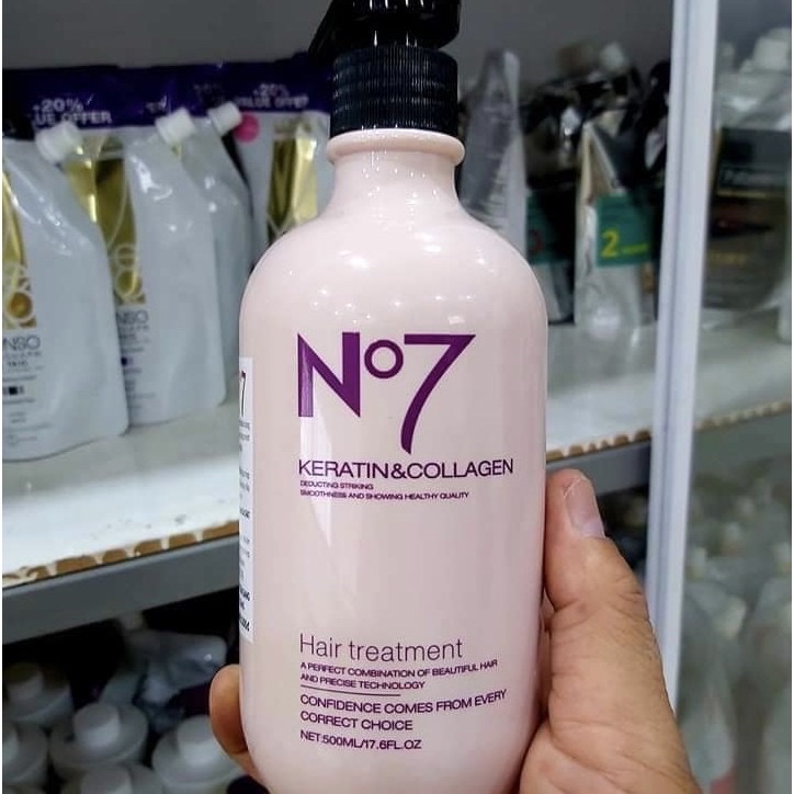 [HCM]Kem ủ tóc phục hồi N7 Keratin Protein mềm mượt 500ml