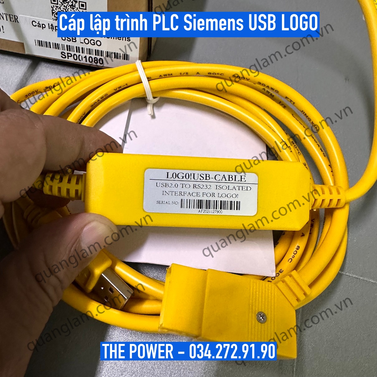 [HCM]Cáp lập trình PLC USB Siemens LOGO