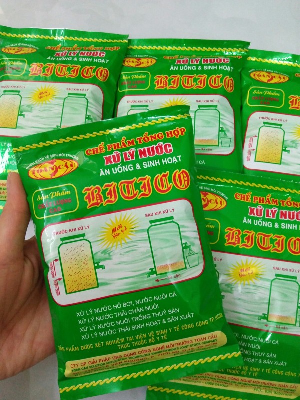 Combo 5 gói xử lý nước sinh hoạt, khử phèn, khử độc tố ao hồ hiệu quả