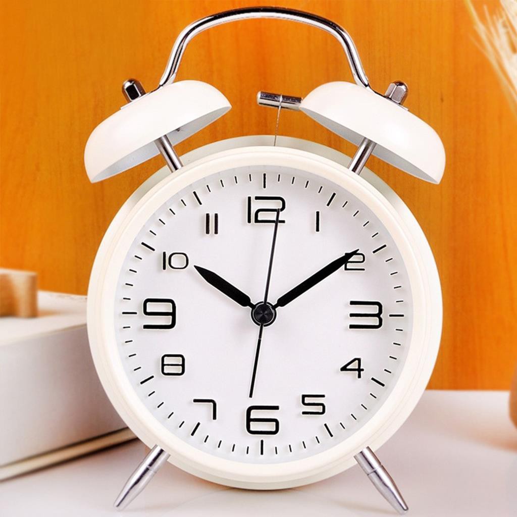Đồng hồ báo thức quả chuông reo, đồng hồ báo thức reo to bằng chuông cơ học, đồng hồ báo thức, đồng hồ