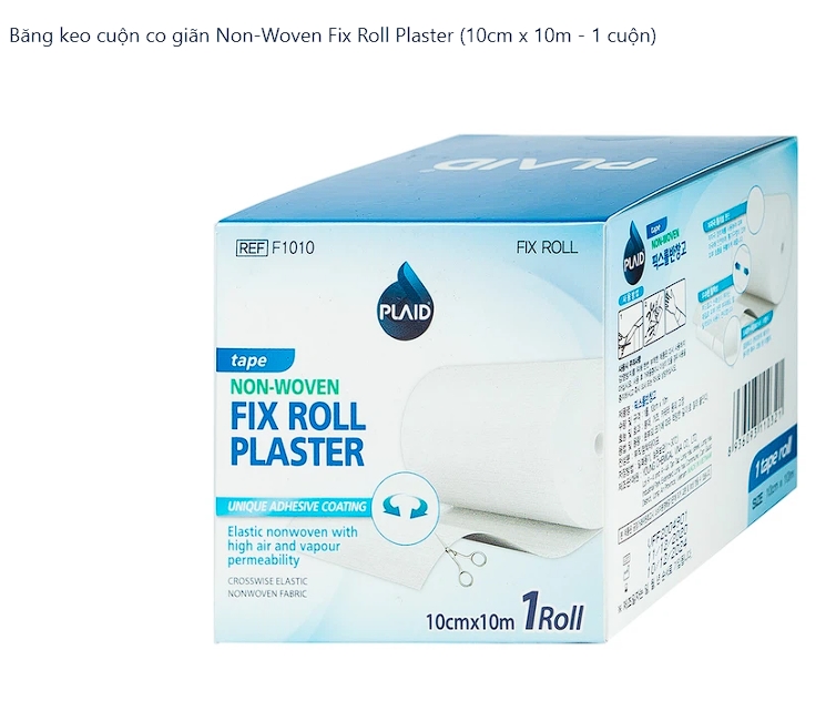 Băng keo cuộn co giãn Non-Woven Fix Roll Plaster