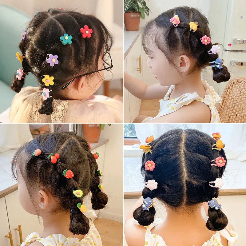 Hộp 30 dây buộc tóc cho bé gái