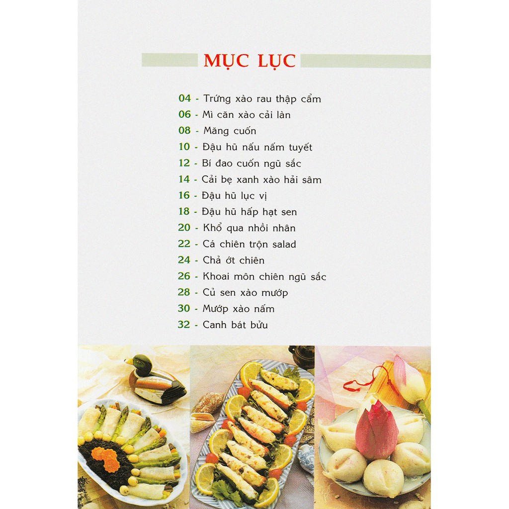 Sách - 30 Món Chay Giàu Dinh Dưỡng (Lý Ngân Hoán)(VT)