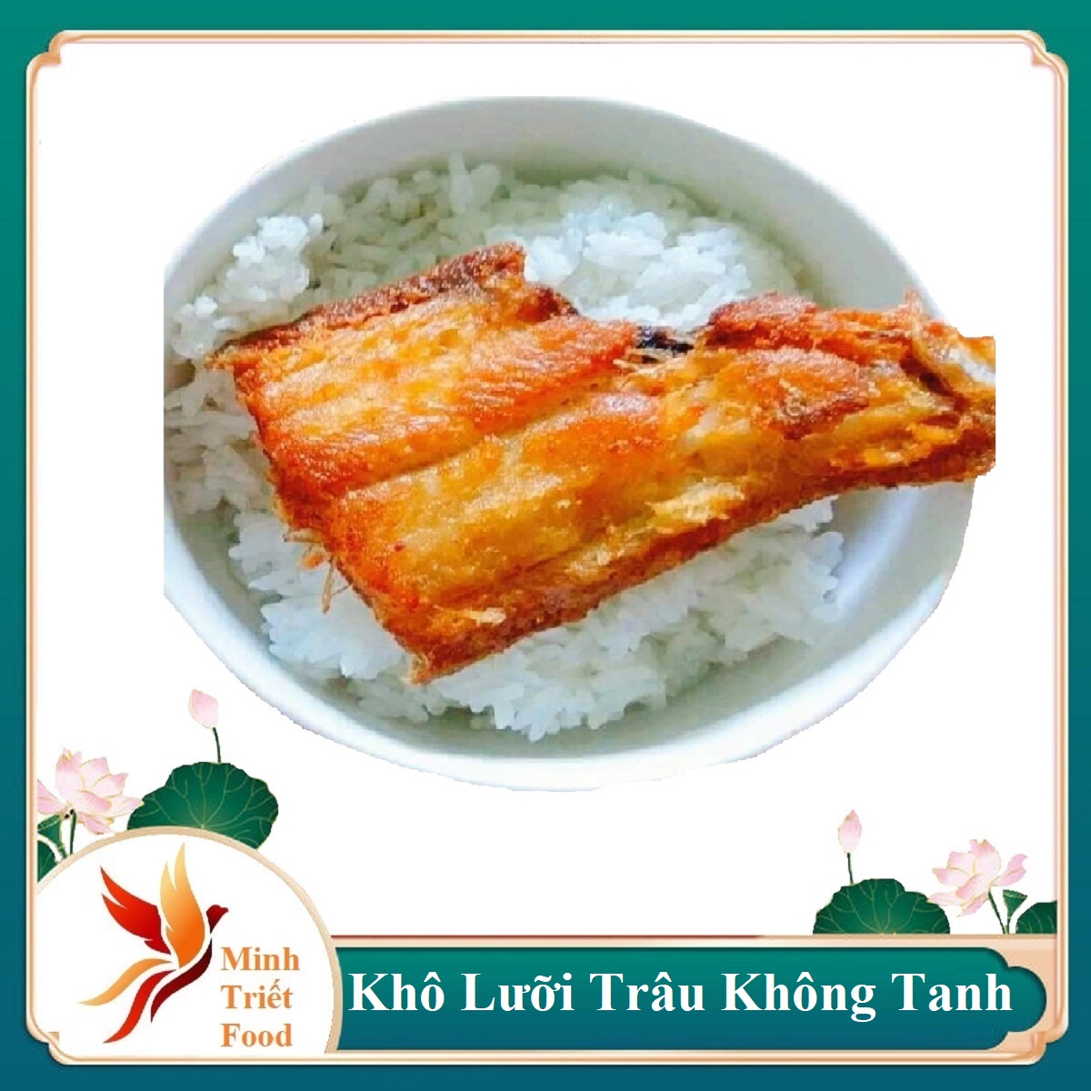 Khô Cá Lưỡi Trâu Biển- SIÊU SIÊU GIÒN GIÒN KHÔNG HÔI TANH 500GR- ĐẶC SẢN MINH TRIẾT
