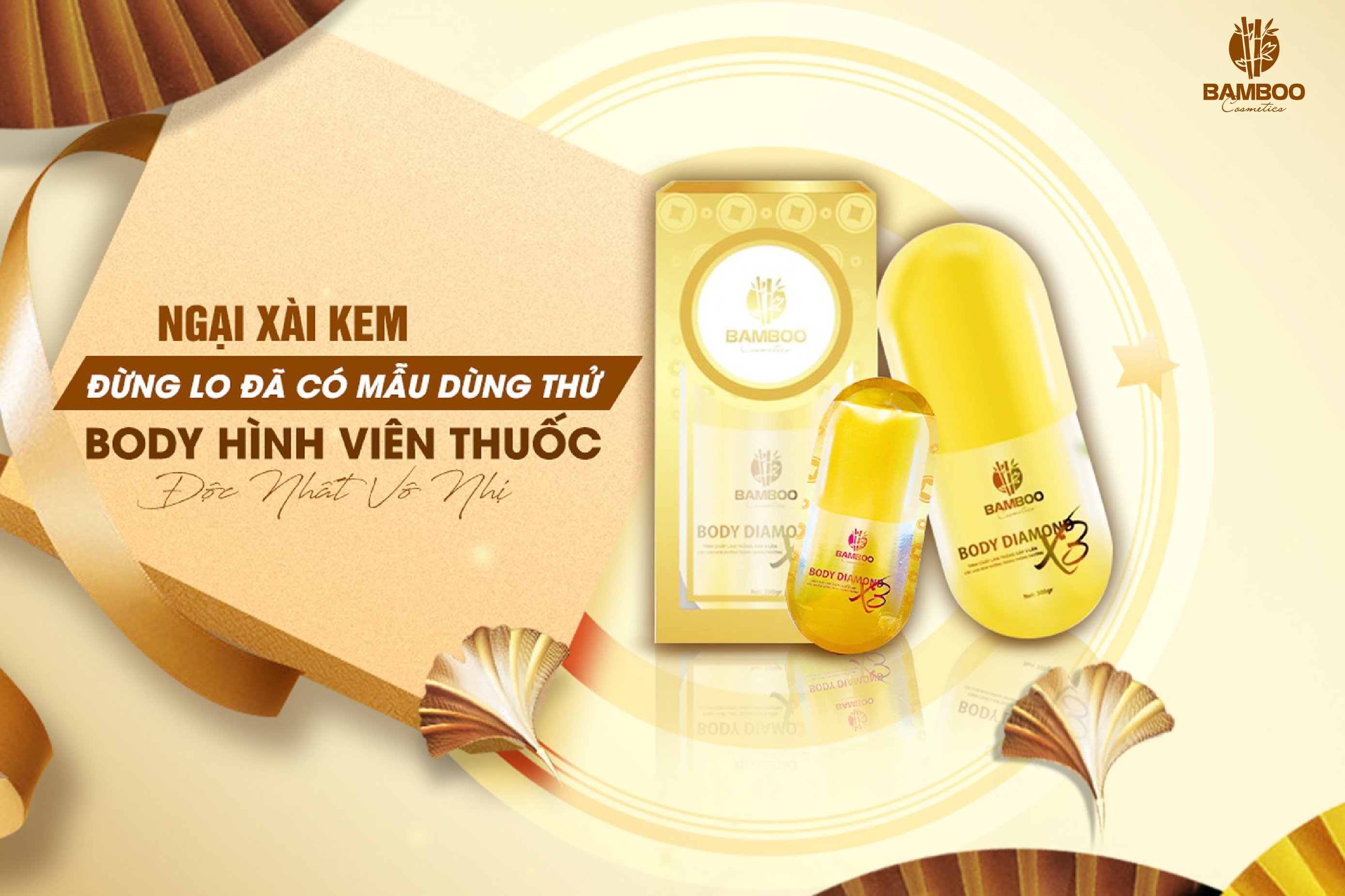 [Mới] kem face serum b5  kem body bamboo ( dùng thử)