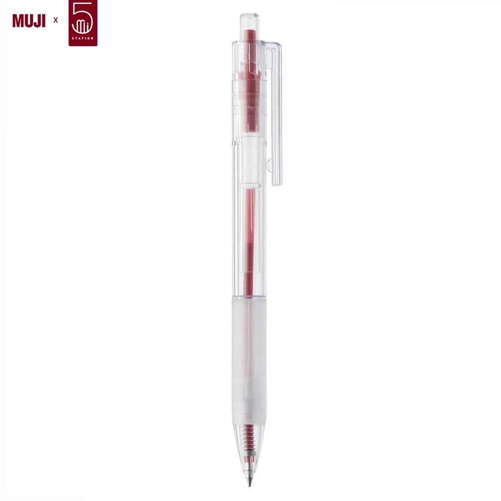 [HCM]Bút Bi Bấm POLYCARBONATE Muji