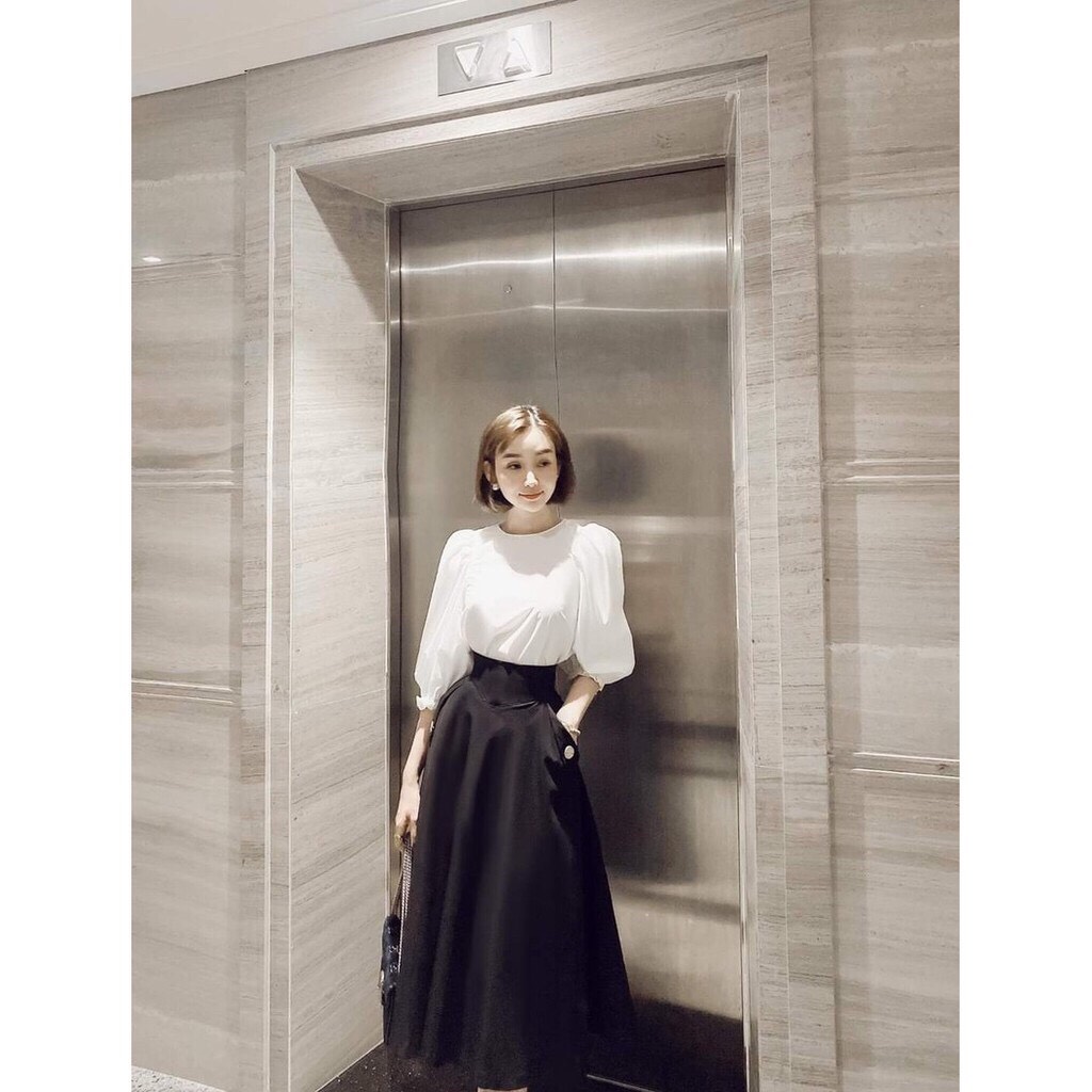 [HCM]Áo tay bồng nữ - Áo nữ tay phồng kiểu dáng Hàn Quốc trẻ trung