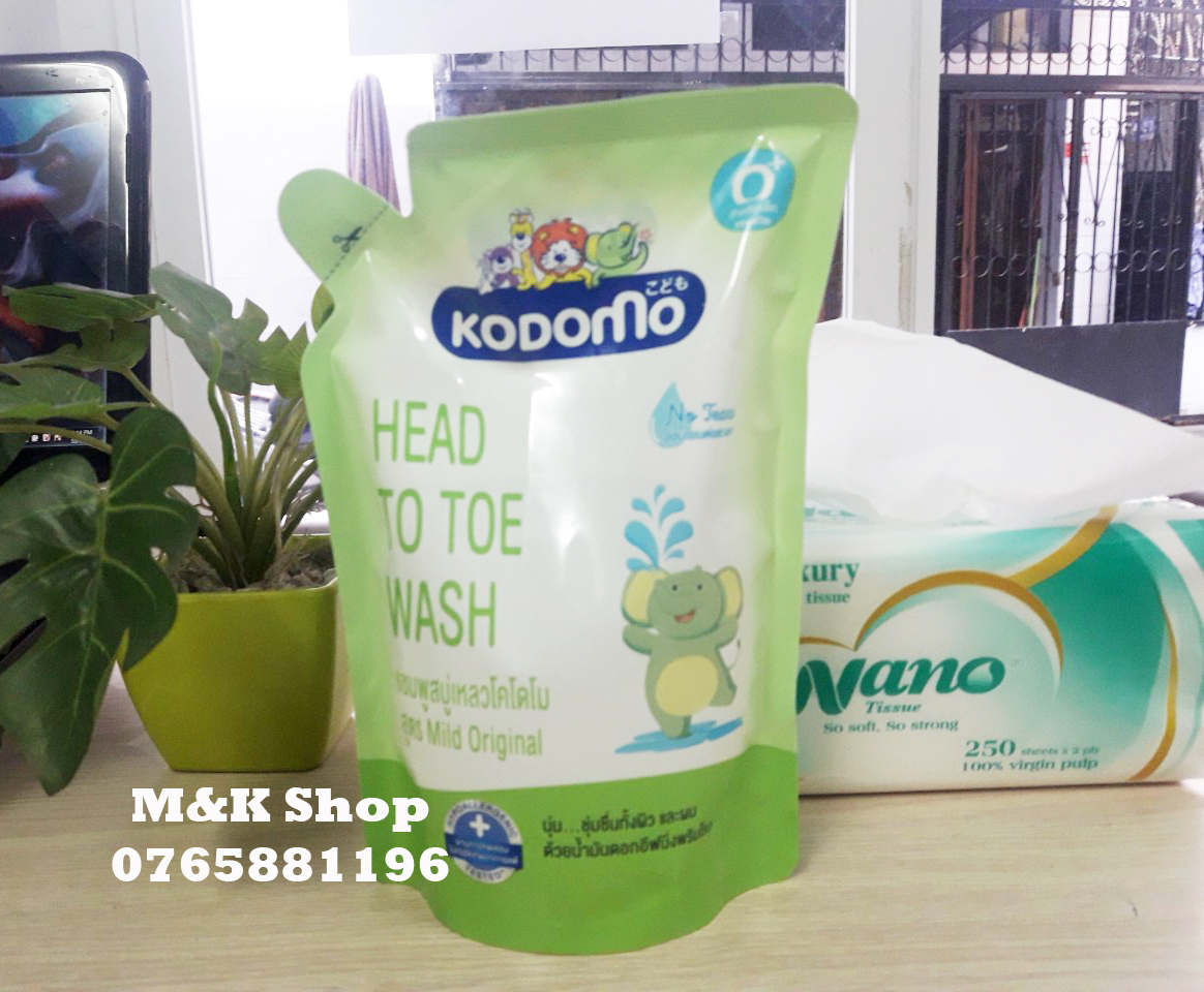 Sữa tắm gội Kodomo cho trẻ sơ sinh