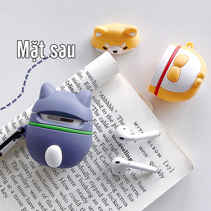 Case silicon cho tai nghe Airpods mẫu Corgi