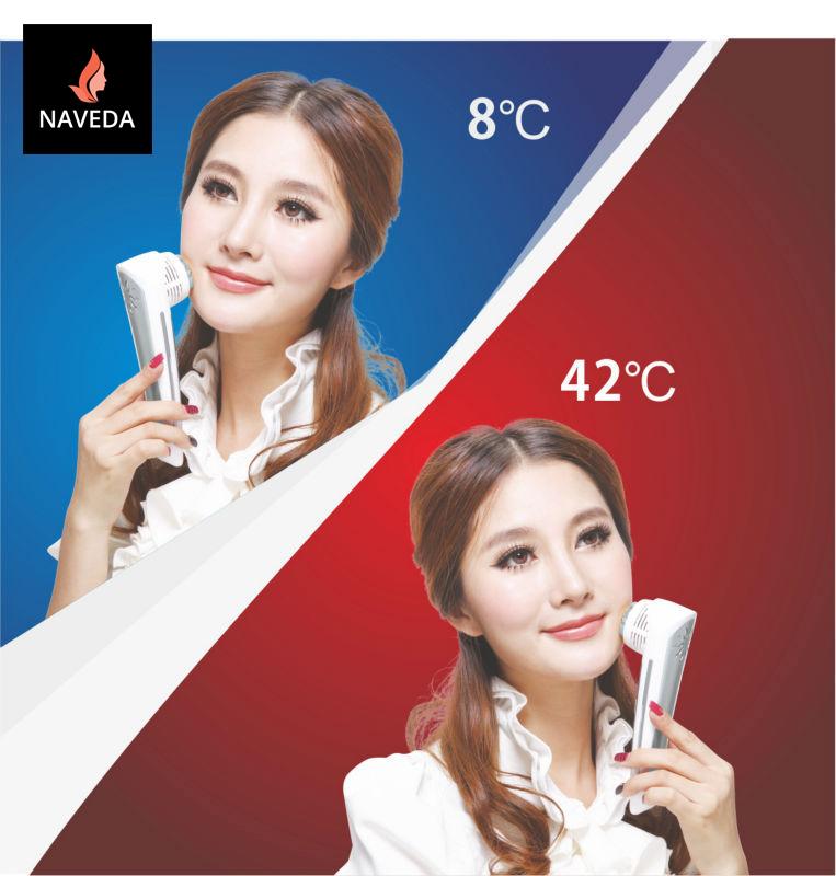 MÁY CHĂM SÓC DA NÓNG LẠNH, CHẠY TINH CHẤT ĐIỆN DI-ion3