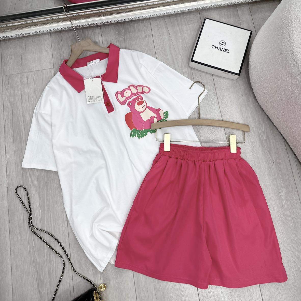 SET ÁO THUN LOTSO KÈM SHORT