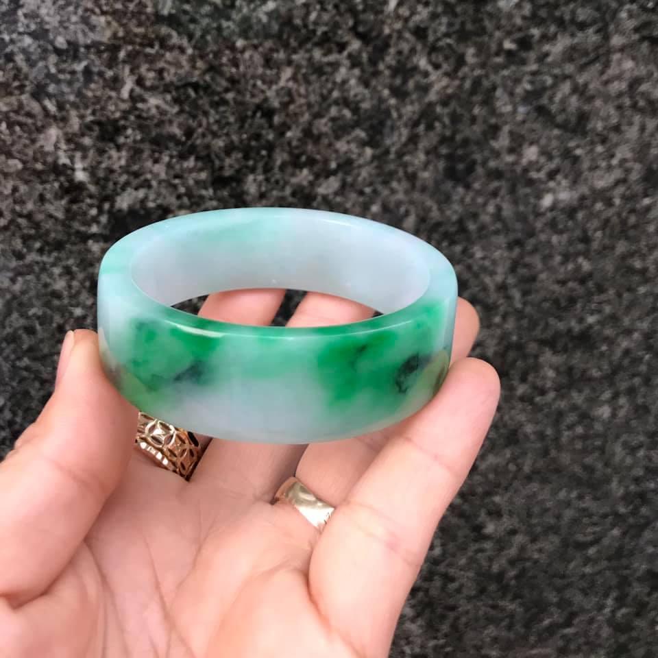 [HCM]VÒNG LIỀN NGỌC CẨM THẠCH BẢN VUÔNG 2CM