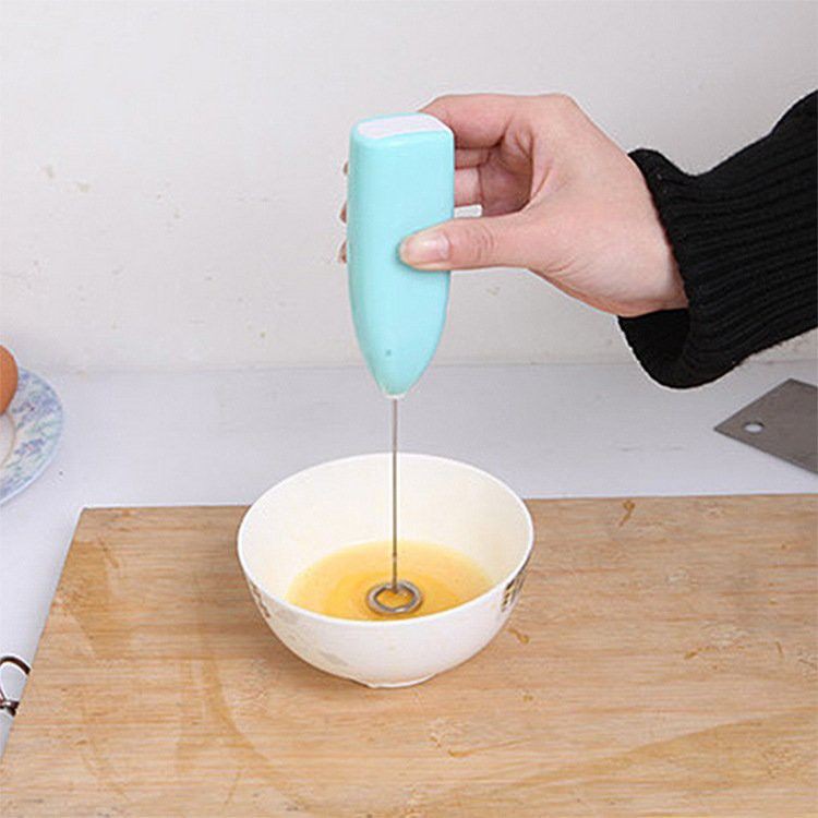Máy Đánh Trứng Cà Phê Cầm Tay Mini, Máy Đánh Trứng Dùng Pin 1 Tốc Độ