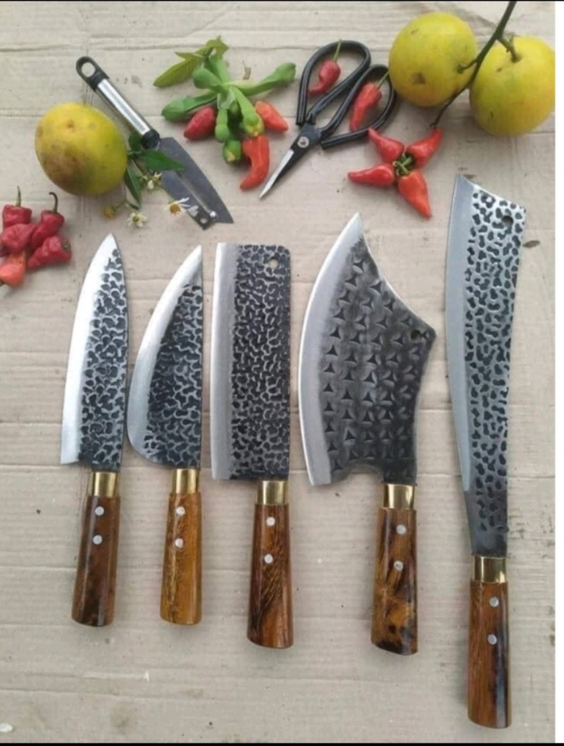 bộ 4 món/5 món/3 món làm từ nhíp xe ( chống rỉ)