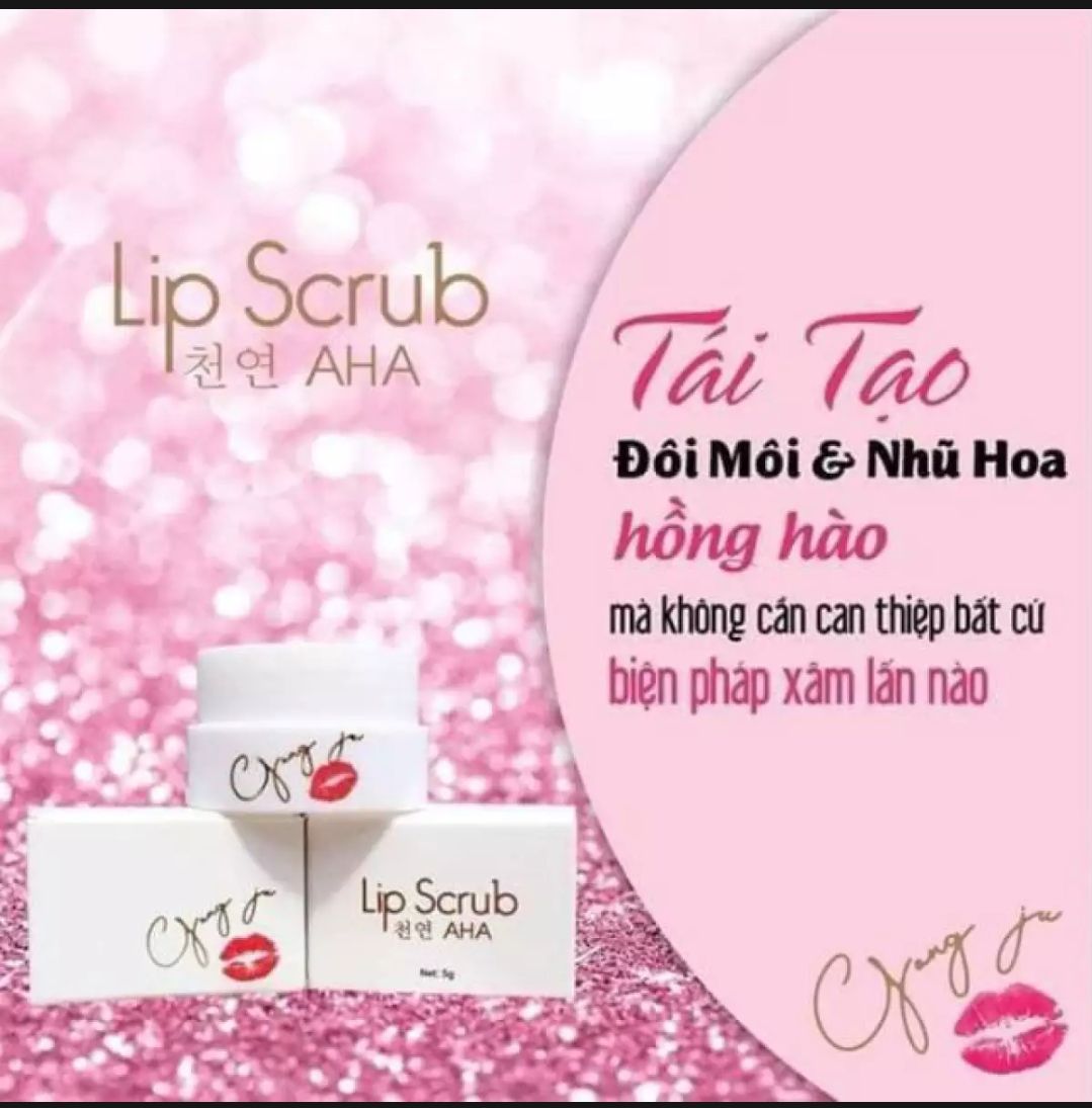 ủ làm hồng môi Lip scrub gong ju