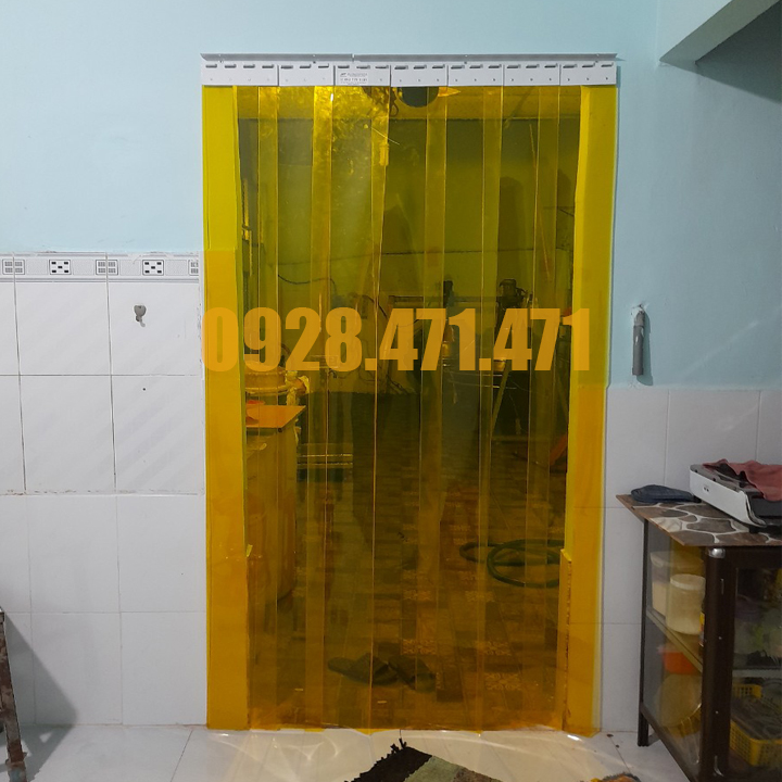 Rèm Chắn Gió Điều Hòa Lắp Cửa Cao 2,1m.