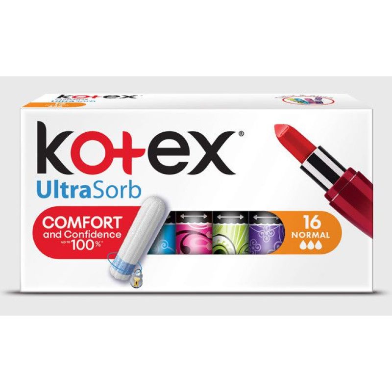 TAMPONS  Kotex Ultrasofb  (16 Miếng / hộp) - Nhập Khẩu cao cấp