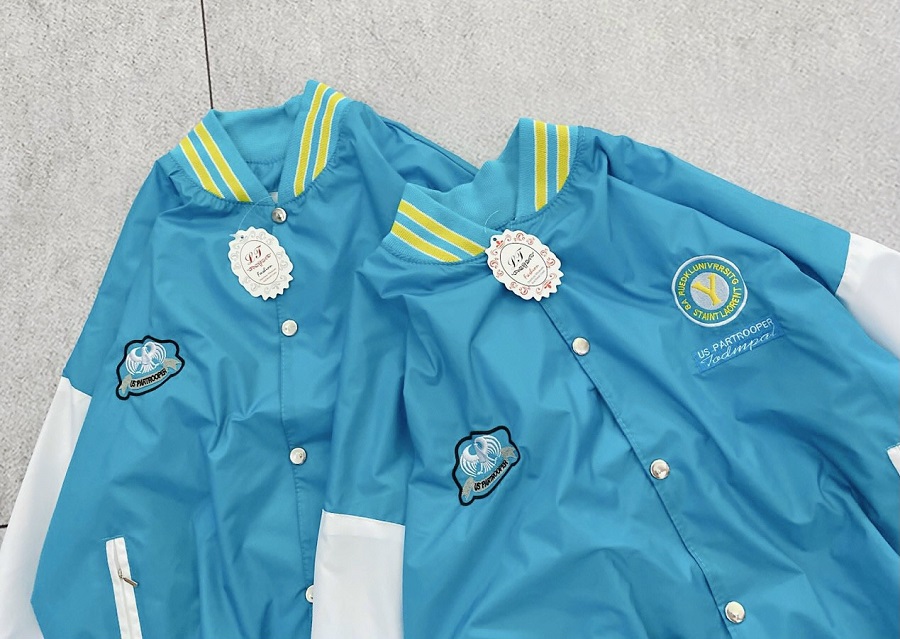 Áo khoác dù bomber nữ 2 lớp cúc bấm siêu đẹp