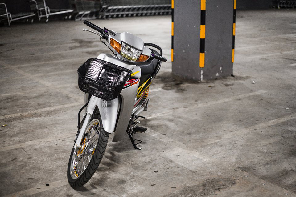 Rổ trước honda Wave (1 lỗ trên 2 lỗ dưới) Greennetworks