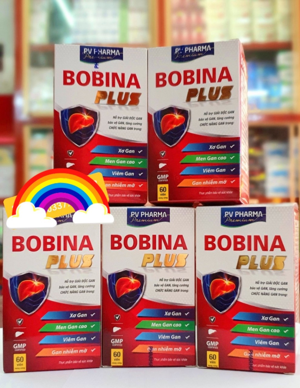 BOBINA PLUS - HỔ TRỢ GIẢI ĐỘC GAN - MEN GAN CAO
