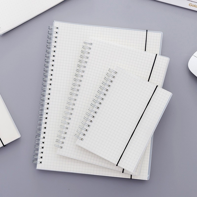 Sổ Lò Xo Basic DOTTED GRID LINE BLANK Sổ Lò Xo Bullet Journal Take Note Planner Khổ A6 A5 B5 A4 Sẵn Giấy J-ArtPens
