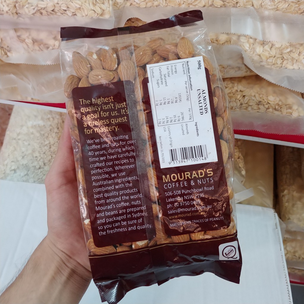 Hạt dinh dưỡng Mourads Úc 500 g (Macca)
