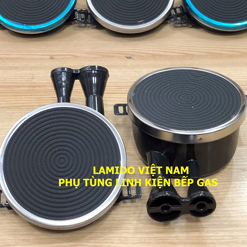 Điếu Họng Đầu Đốt chia lửa bếp gas hồng ngoại gốm sứ CERAMIC loại lớn 15cm - tiết kiệm gas -