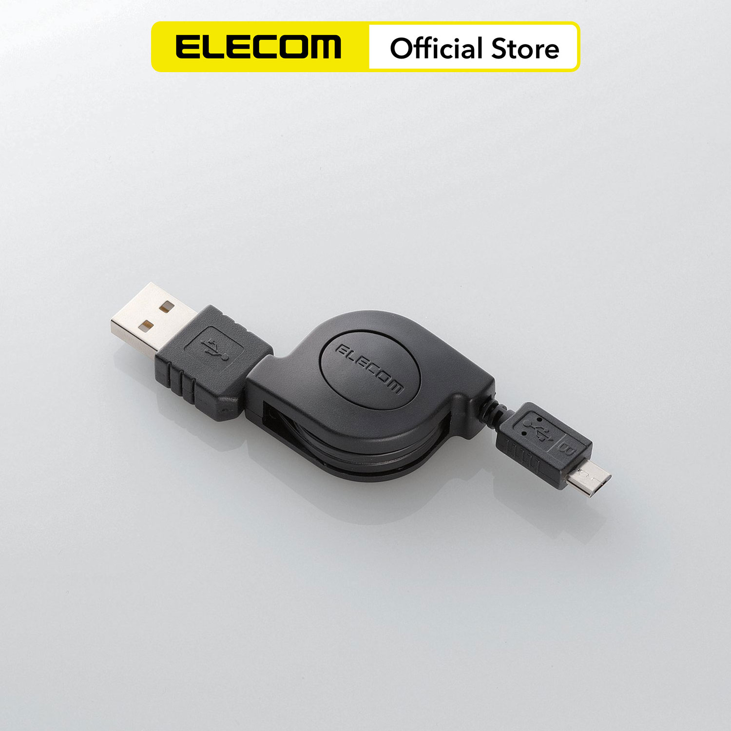 Dây cáp cuộn microUSB (A-microB) ELECOM MPA-AMBIRLC08 - Hàng chính hãng