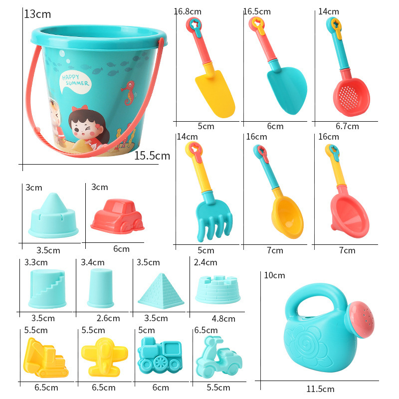 Bộ đồ chơi xúc cát đi biển cho trẻ em