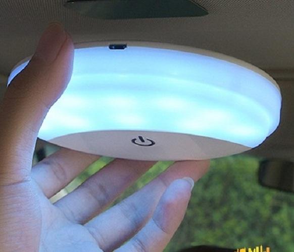 Đèn Led Cảm Ứng Dán Trần Ô Tô 2 Chế Độ Ngày - Đêm