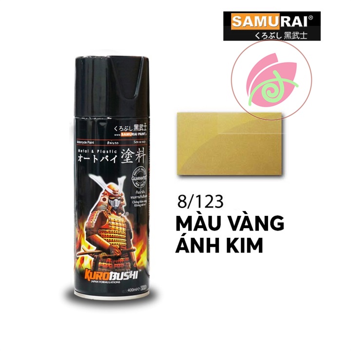 Sơn Samurai 123 màu vàng đồng ánh kim