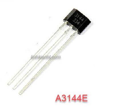 10 con ic hall - cảm biến hall - cảm biến từ a3144 3144 44e to-92 mới chính hãng allegro 100%