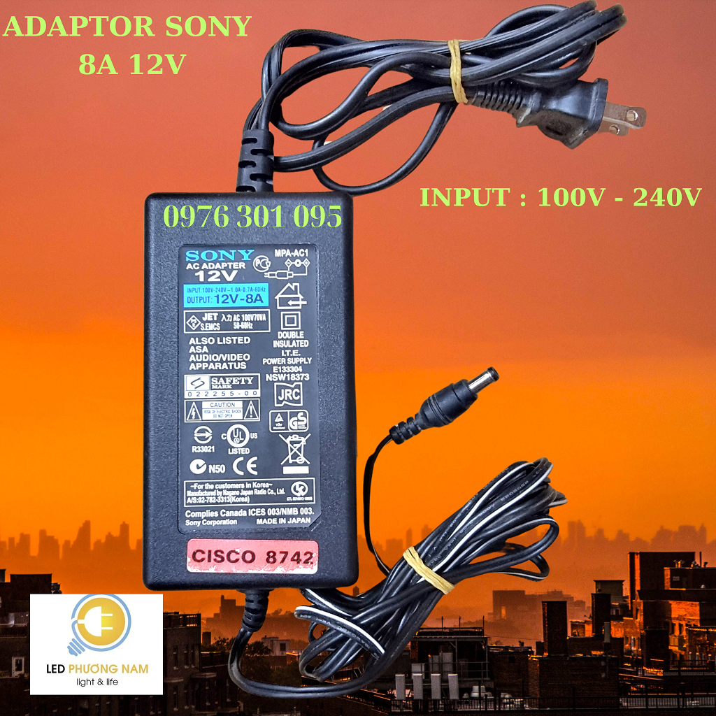 Nguồn ADAPTOR 12V [ 2A - 3A - 5A ] Loại Tốt (Nhựa)