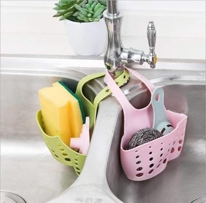 Giỏ nhựa đựng đồ treo bồn rửa chén