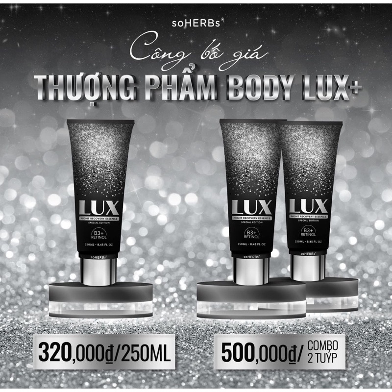 Kem body lux plus - body lux + retinol b3 trắng da