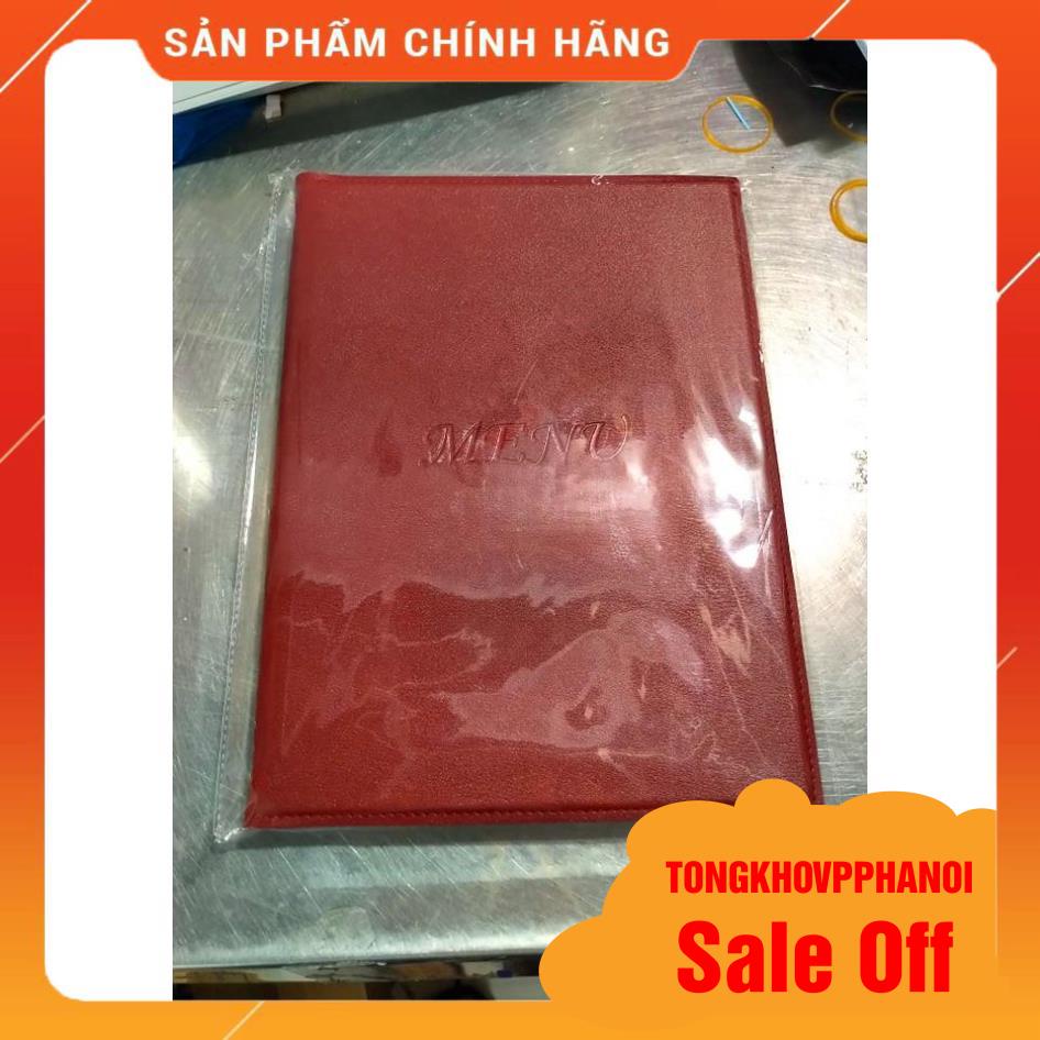 quyển menu bìa da cao cấp khổ a4