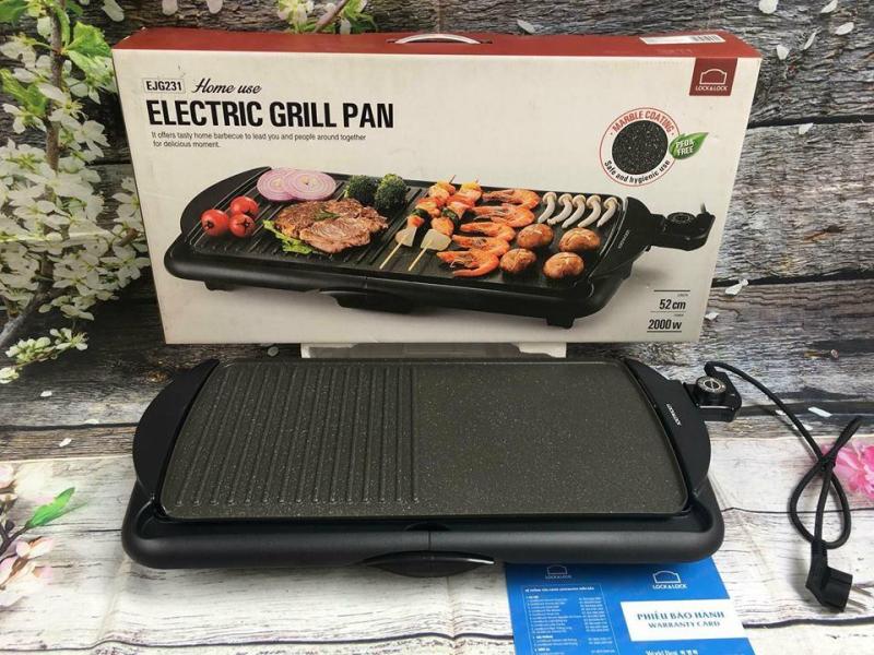 Bảng giá BẾP NƯỚNG ĐIỆN LOCK&LOCK EJG231 (công suất 2000W) KM LG nướng cực nhanh, chín ngọt thịt có lỗ hứng mỡ Điện máy Pico