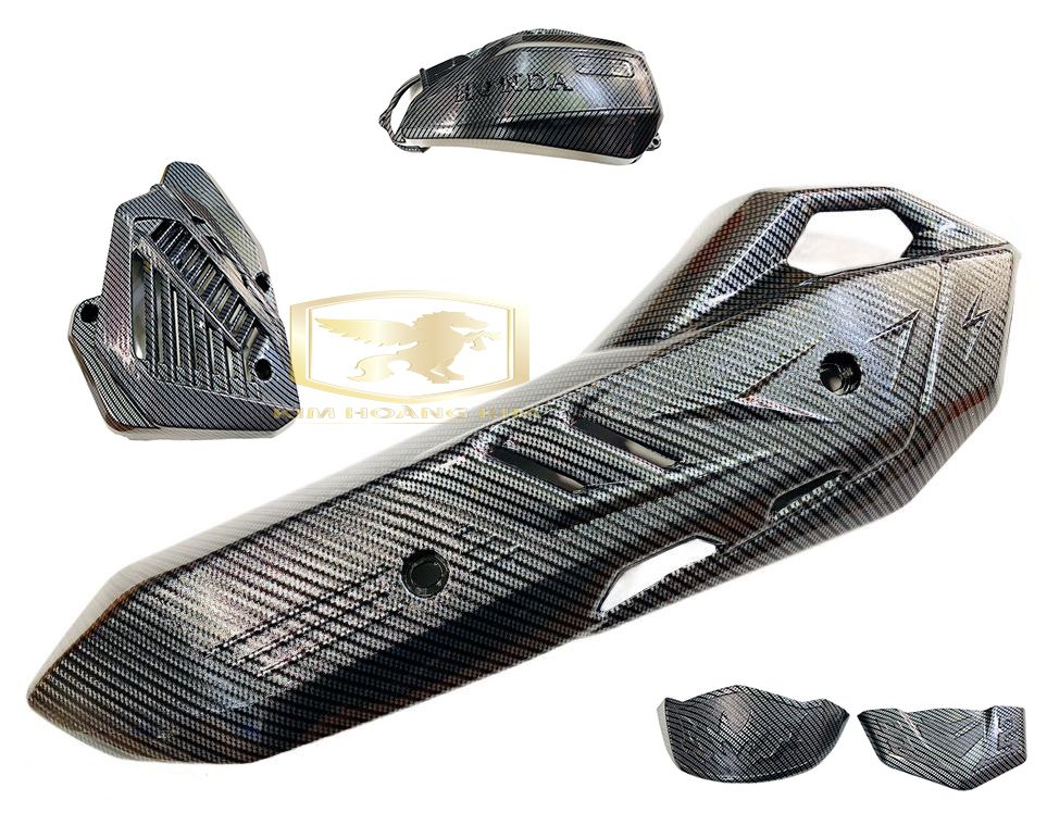 ComBo 6 Món (Ốp Pô+Pô E+Che Két mỏ dè) CARBON GẮN AIRBLADE 2020