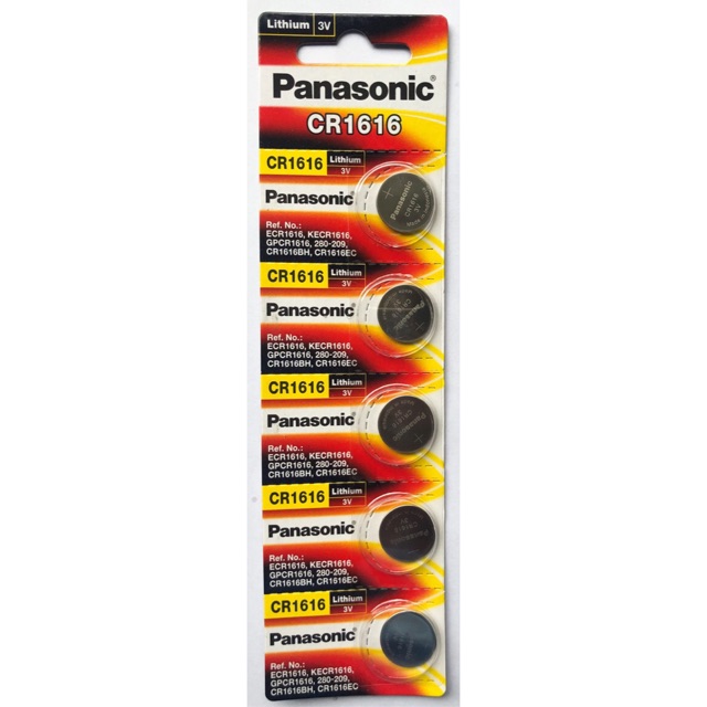 Pin CR1616 Panasonic 3 V Lithium Vỉ 1 Viên