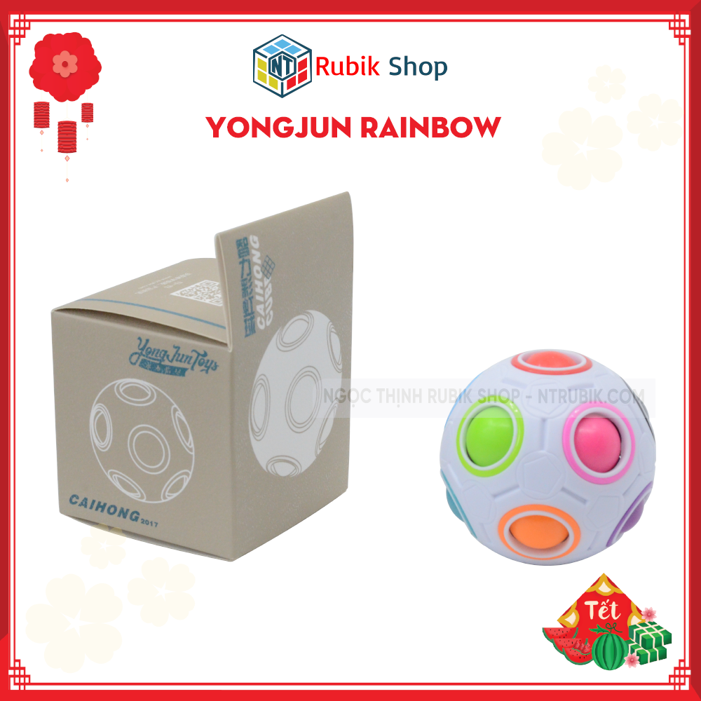 [Hoàn tiền 10%][Rubik Biến Thể] Rubik Shengshou Rainbow Ball đồ chơi thông minh