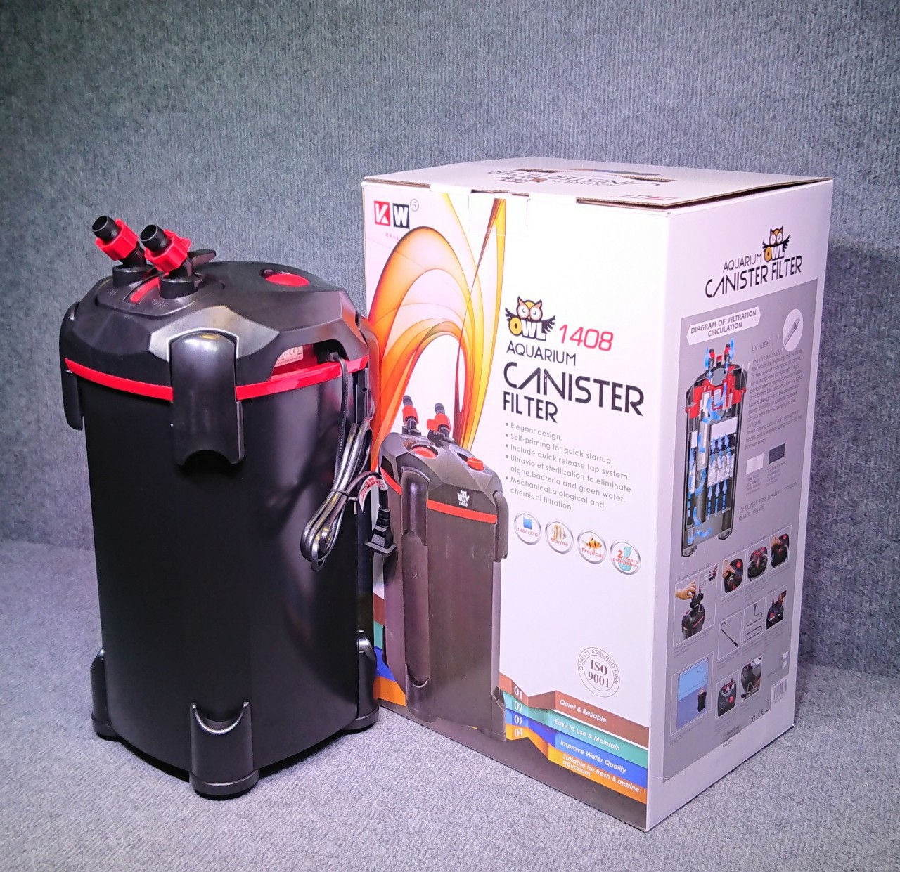 [HOÀN TIỀN 10%]LỌC THÙNG CHO BỂ CÁ DOPHIN KW OWL 808