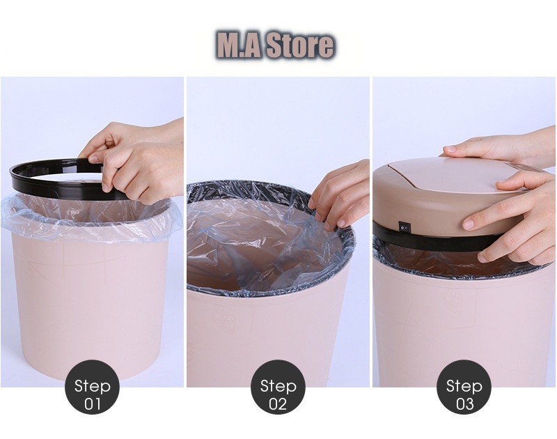 Thùng rác thông minh cảm ứng mẩu mới 2020