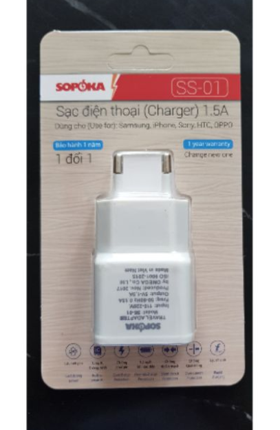 củ sạc điện thoại sopoka Việt Nam