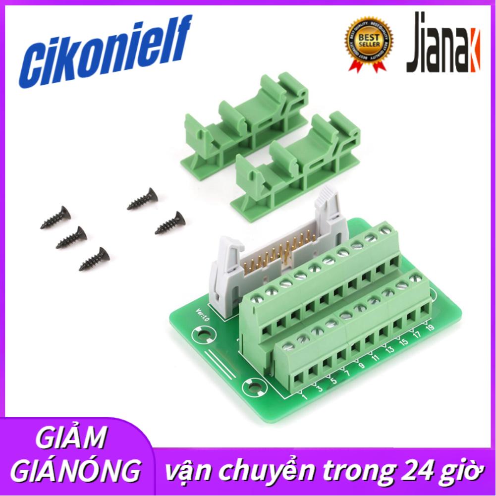 Idc20p 20pin male header burst board terminal block connector plc interface new