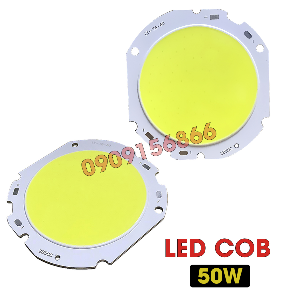 Mắt led cob 50w tròn
