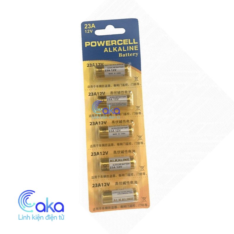 PIN 12V 23A ALKALINE POWERCELL Pin remote điều khiển